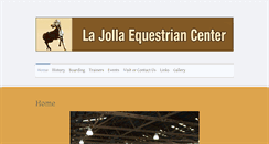 Desktop Screenshot of lajollaequestrian.net